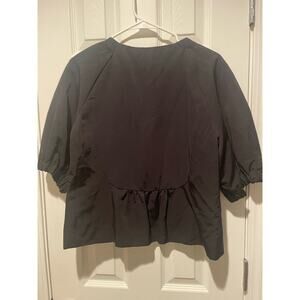 Pre-Owned, 9 West Black Womens Cropped Jacket, Size 12, $25, B51